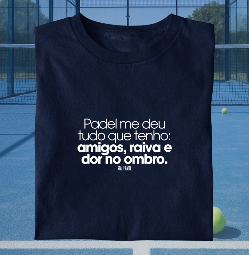 Padel me deu tudo que tenho: amigos, raiva e dor no ombro