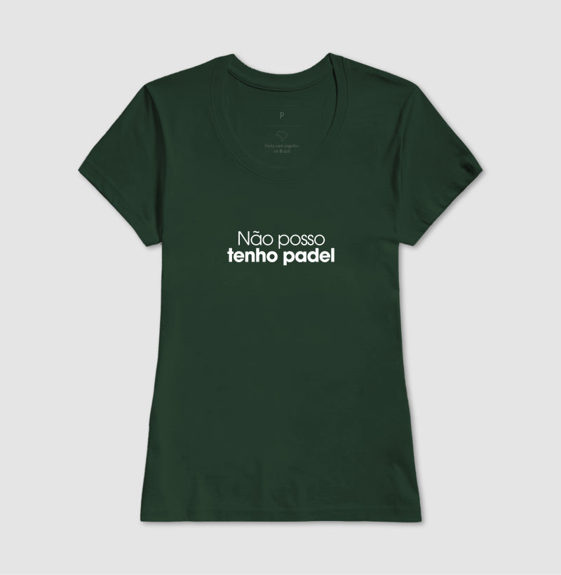Não posso tenho padel
