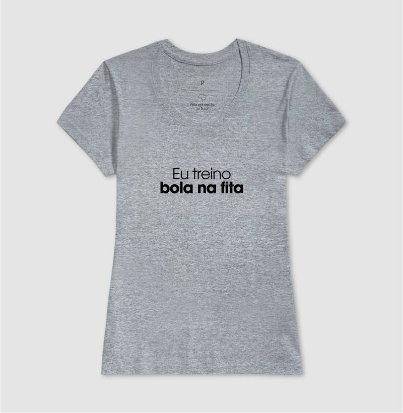 Eu treino bola na fita