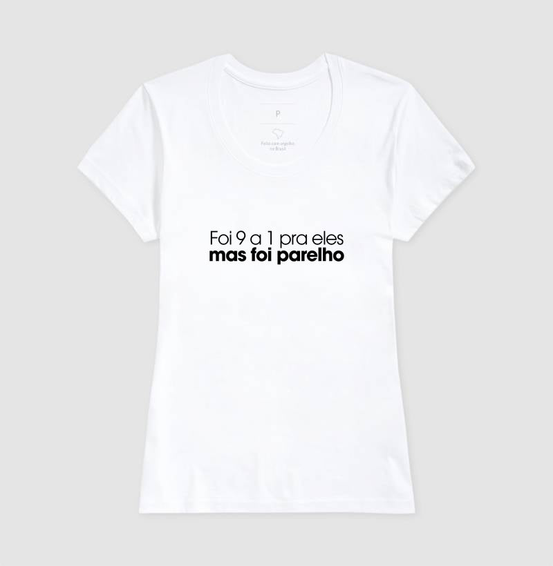 Foi 9 a 1 pra eles mas foi parelho