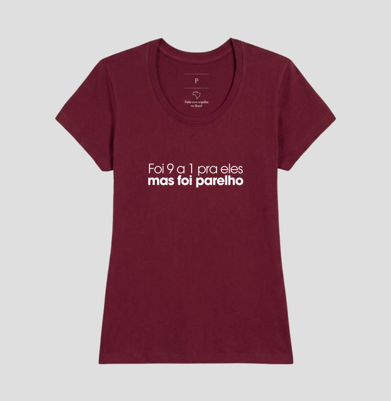 Foi 9 a 1 pra eles mas foi parelho