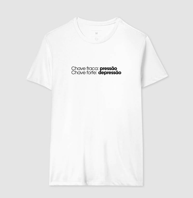 Chave forte: desculpa - Chave fraca: pressão