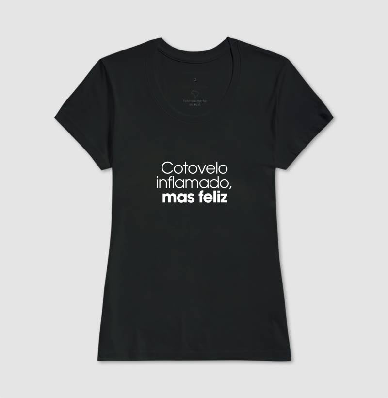 Cotovelo inflamado, mas feliz