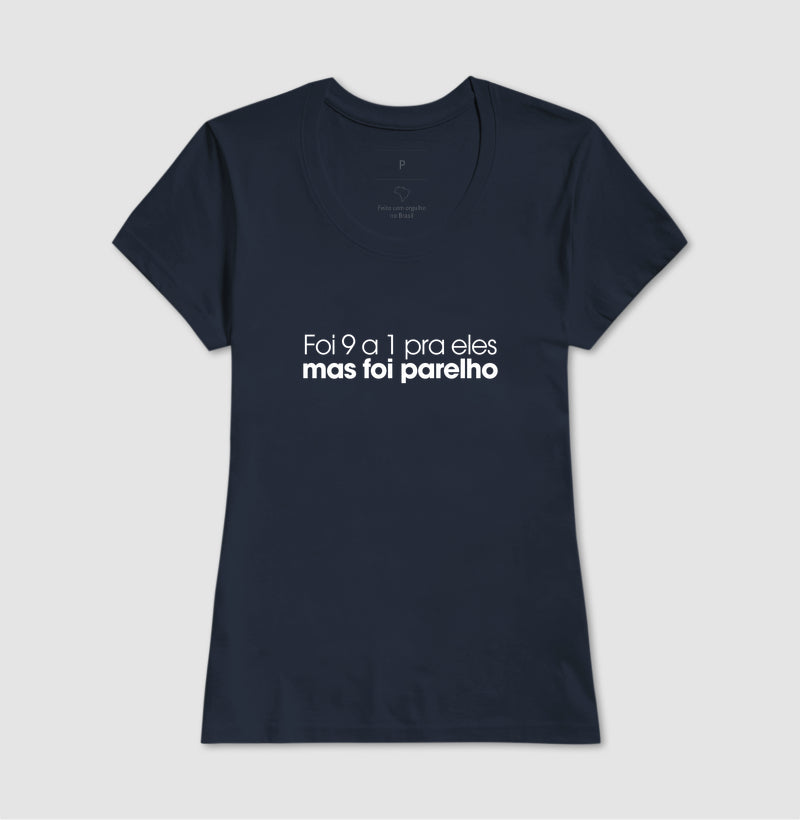 Foi 9 a 1 pra eles mas foi parelho
