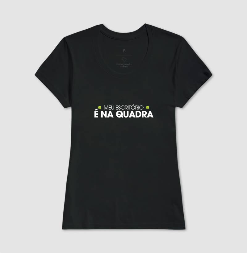 Meu escritório é na quadra