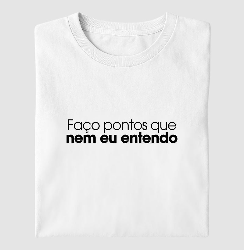 Faço pontos que nem eu entendo