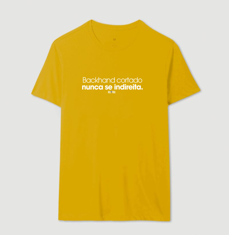 Backhand cortado nunca se indireita