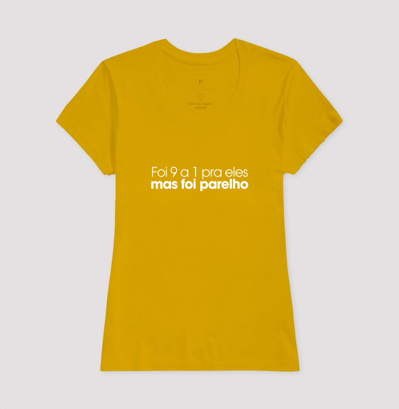 Foi 9 a 1 pra eles mas foi parelho