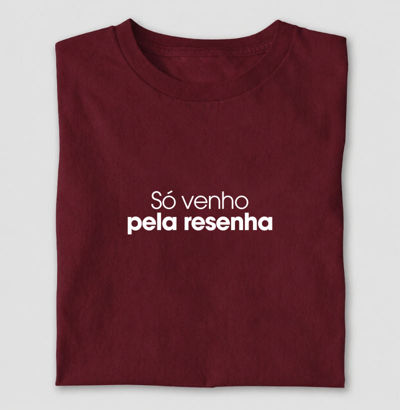 Só venho pela resenha