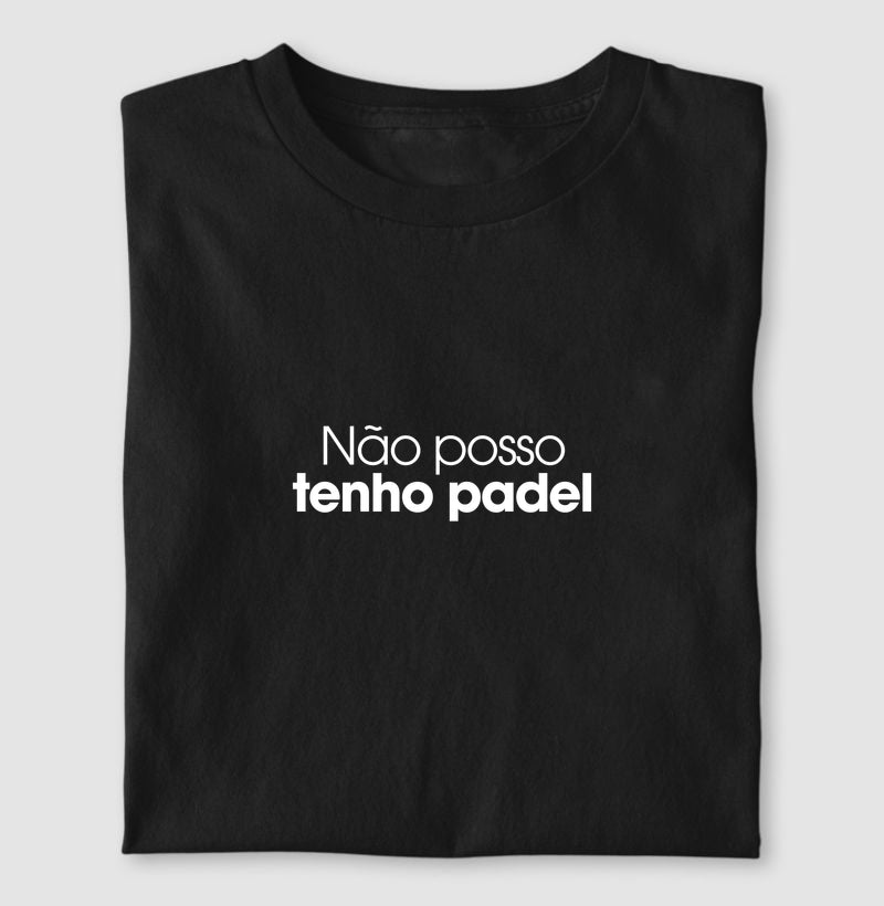 Não posso tenho padel