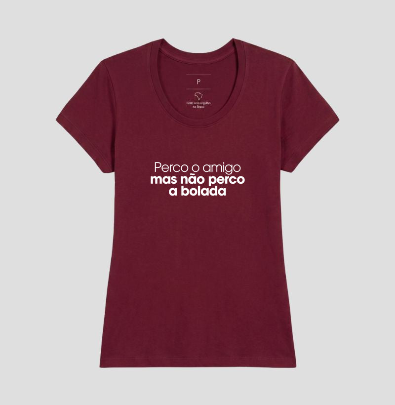 Perco o amigo mas não perco a bolada