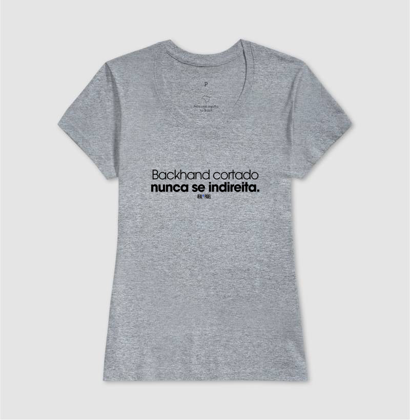 Backhand cortado nunca se indireita
