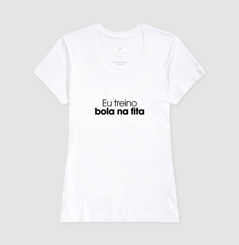 Eu treino bola na fita