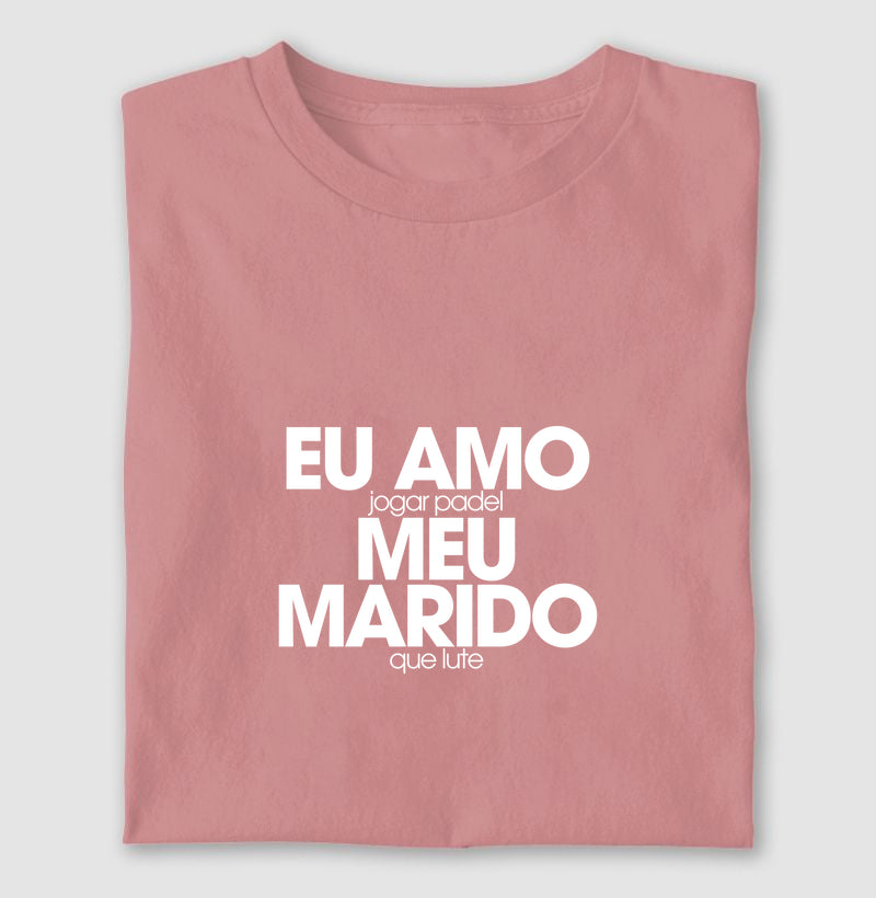 Eu amo jogar padel, meu marido que lute