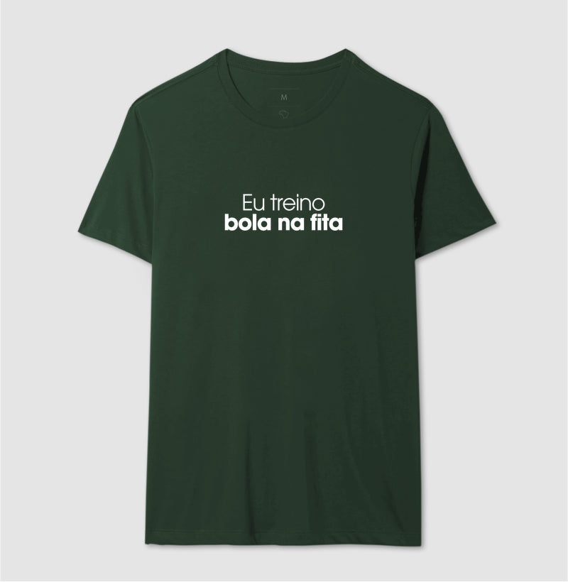 Eu treino bola na fita