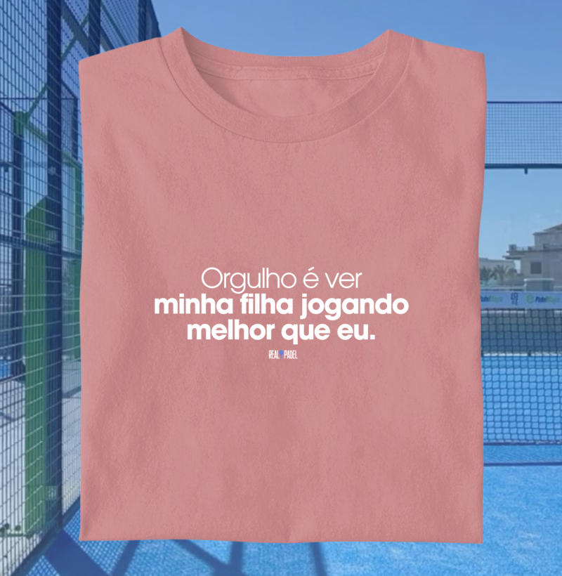 Orgulho é ver minha filha jogando melhor que eu