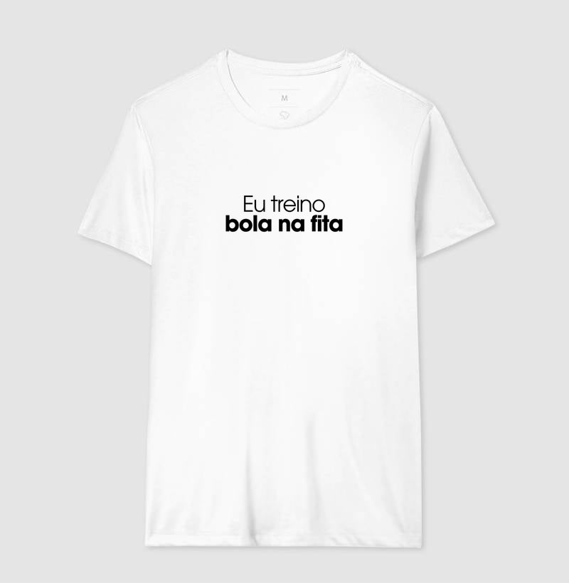 Eu treino bola na fita