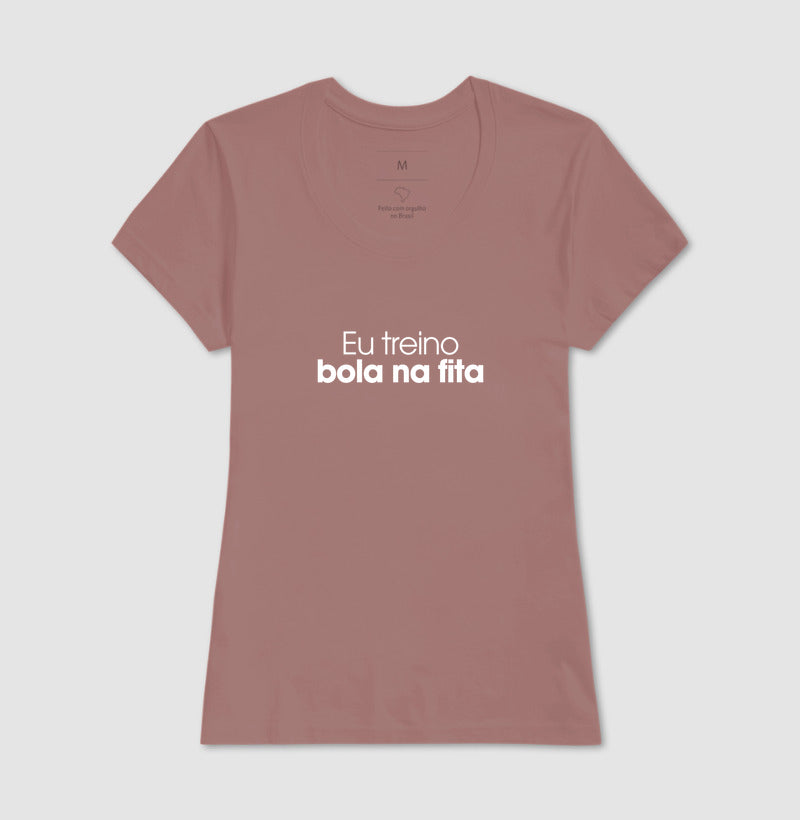 Eu treino bola na fita