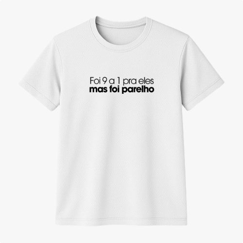 Foi 9 a 1 pra eles mas foi parelho - Poliamida