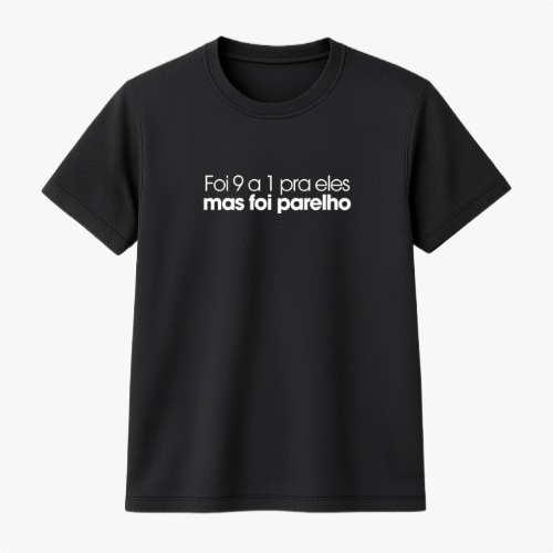 Foi 9 a 1 pra eles mas foi parelho - Poliamida